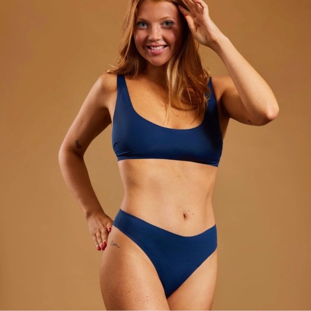 OneWith  Penfield High Waist Thong Bikini Bottom - Stellar